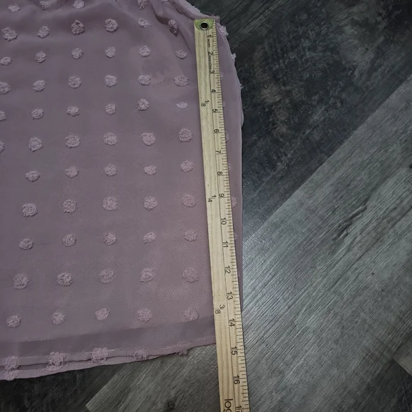 entro, Women's Size Small Elegant Pink Sleeveless Top with Ruffle Details, NWT - Picture 12 of 12